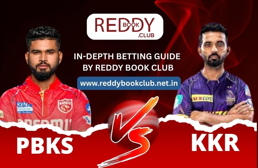 Read more about the article PBKS vs KKR – In-Depth Betting Guide by Reddy Book Club